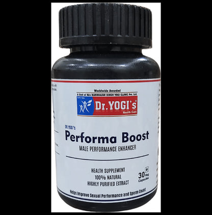 Dr. Yogi's Healthcare Performa Boost Veg Capsule - Classic Derma