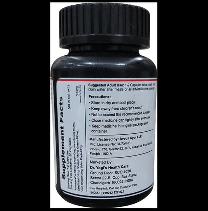 Dr. Yogi's Healthcare Performa Boost Veg Capsule