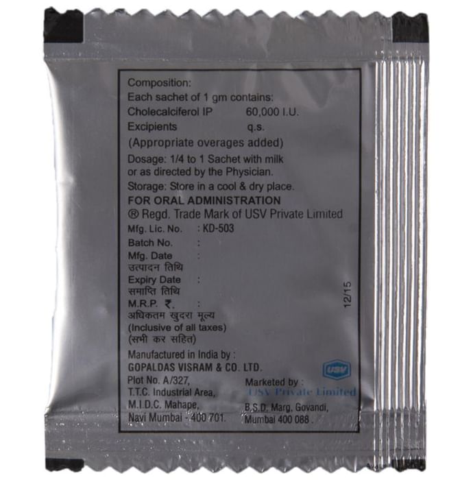 D Rise Cholecalciferol Sachet for Bone & Joint Health