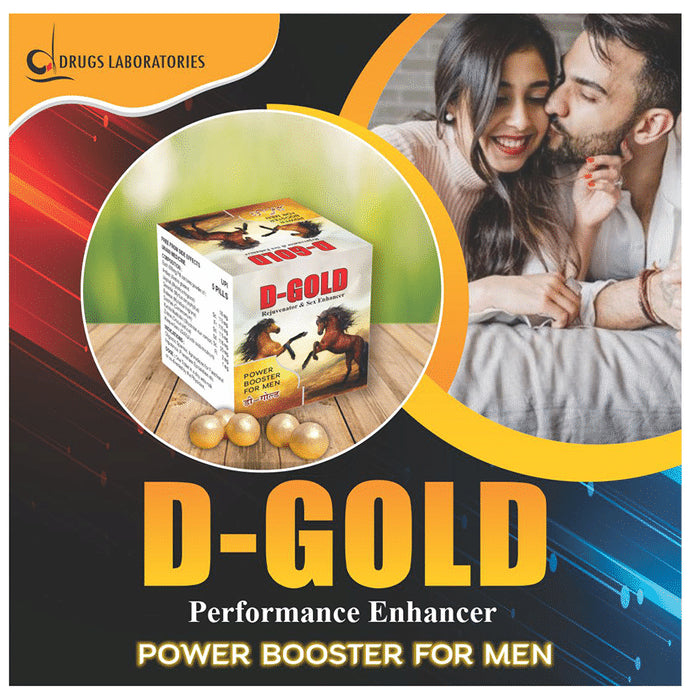 Drugs Lab D-Gold Pill Improves Confidence & Vitality