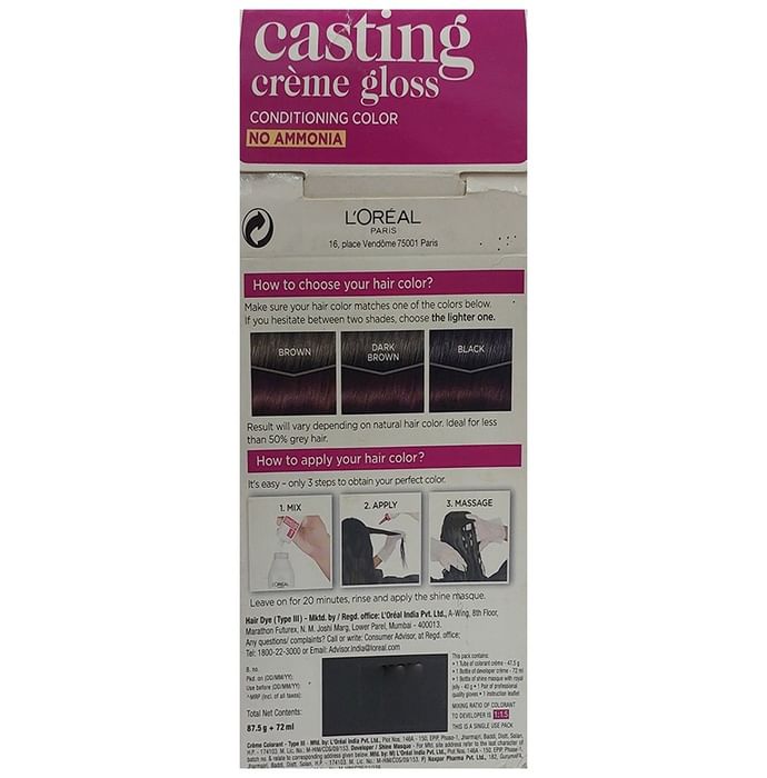 Loreal Paris Casting Creme Gloss Conditioning Color Black Cherry