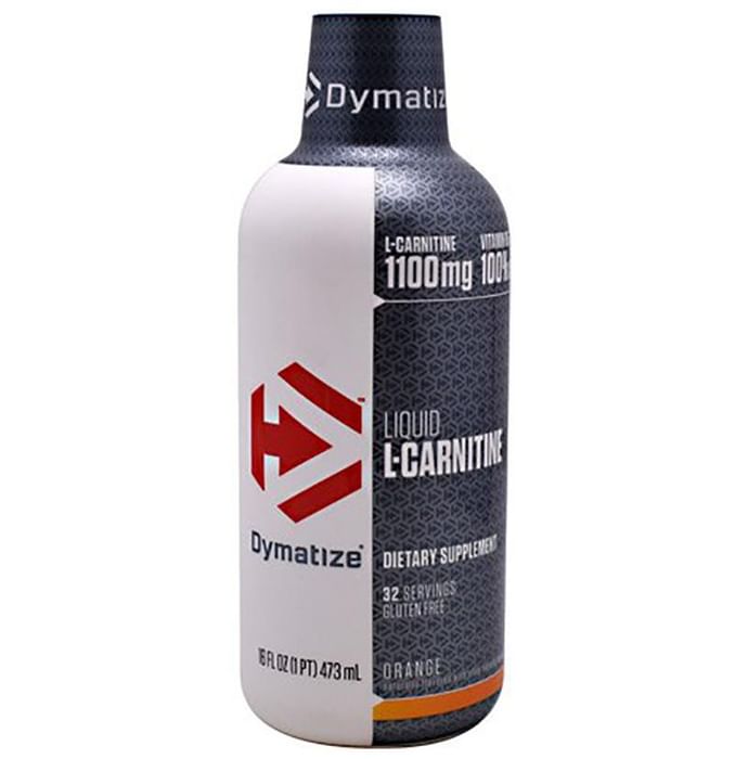 Dymatize L-Carnitine 1100mg for Fat Burning | Flavour Liquid Orange - Classic Derma