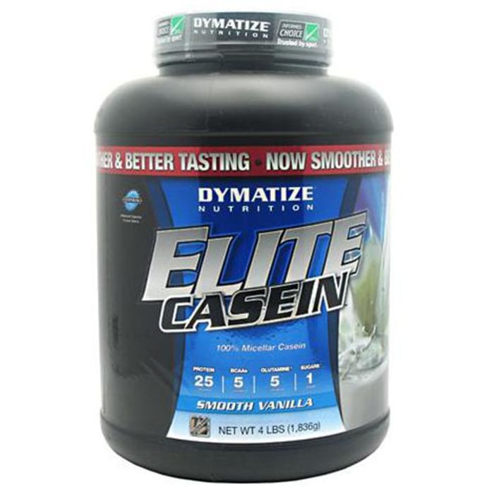 Dymatize Nutrition Elite Casein Powder Smooth Vanilla - Classic Derma