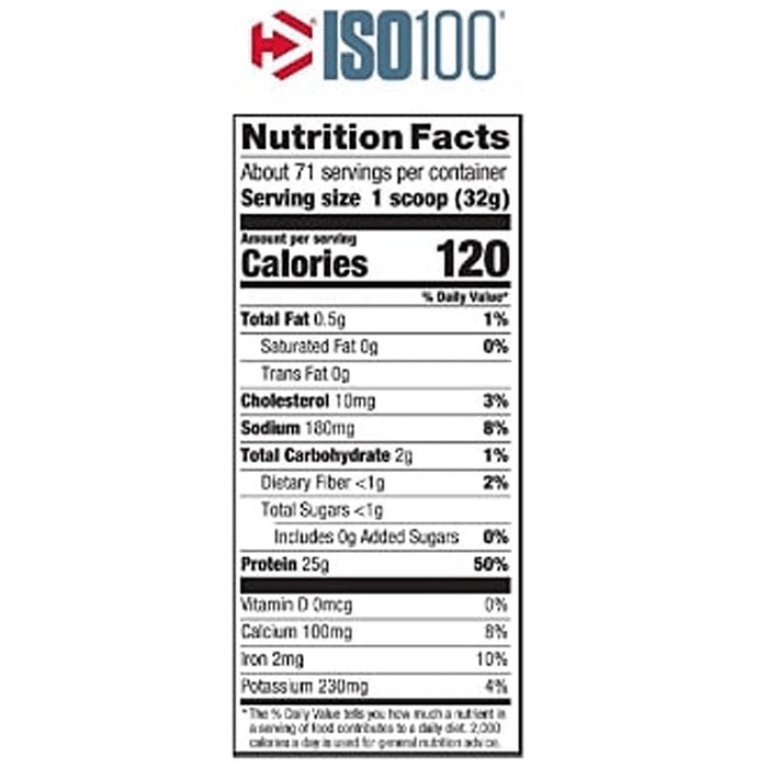 Dymatize Nutrition ISO 100 Hydrolyzed 100% Whey Protein Isloate Powder Cocoa Pebbles
