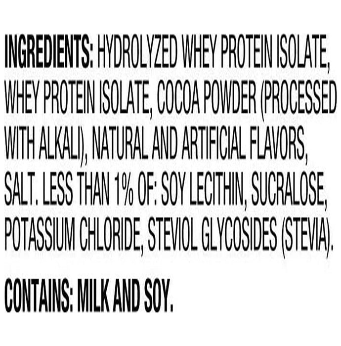 Dymatize Nutrition ISO 100 Hydrolyzed 100% Whey Protein Isloate Powder Fudge Brownie