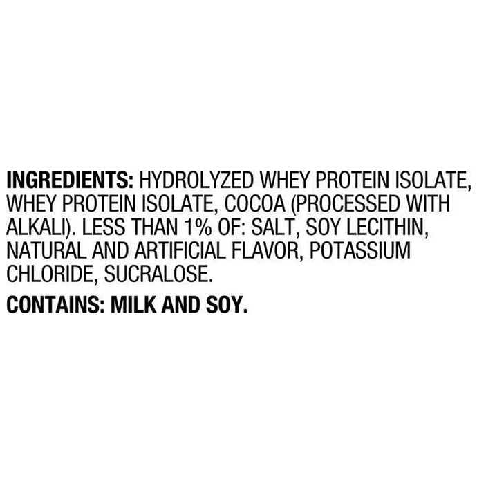 Dymatize Nutrition ISO 100 Hydrolyzed 100% Whey Protein Isloate Powder Gourmet Chocolate