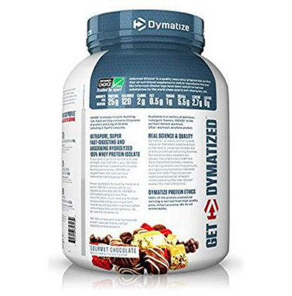 Dymatize Nutrition ISO 100 Hydrolyzed 100% Whey Protein Isloate Powder Gourmet Chocolate