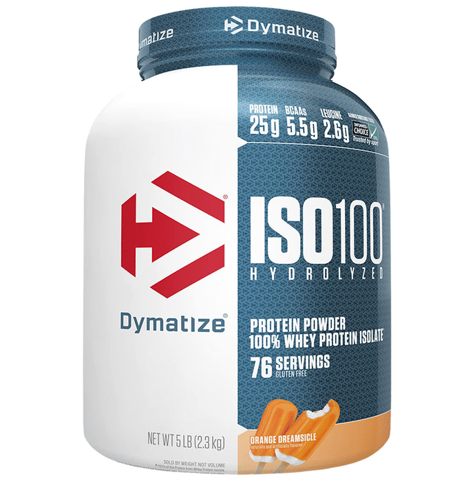 Dymatize Nutrition ISO 100 Hydrolyzed 100% Whey Protein Isloate Powder Orange Dreamsicle - Classic Derma