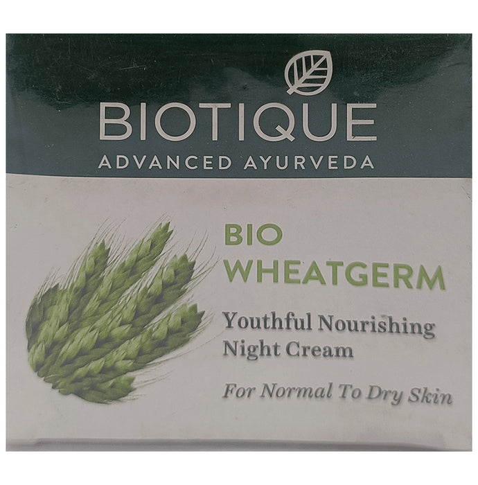 Biotique Bio Wheatgerm Youthful Nourishing Night Cream - Classic Derma