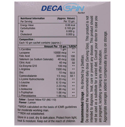 Earl Biocare Deca Spin Sachet (10gm Each)
