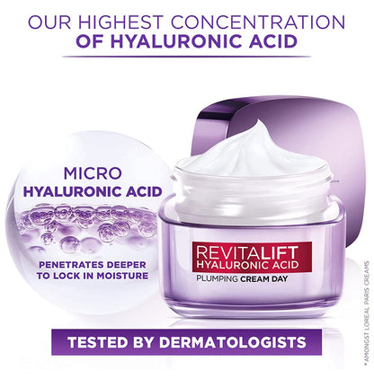 Loreal Paris Revitalift Hyaluronic Acid Plumping Day Cream
