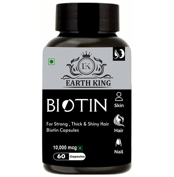 Earth King Biotin 10,000mcg Capsule - Classic Derma
