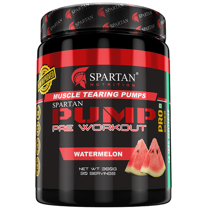 Spartan Nutrition Pump Pre Workout Pro Watermelon - Classic Derma