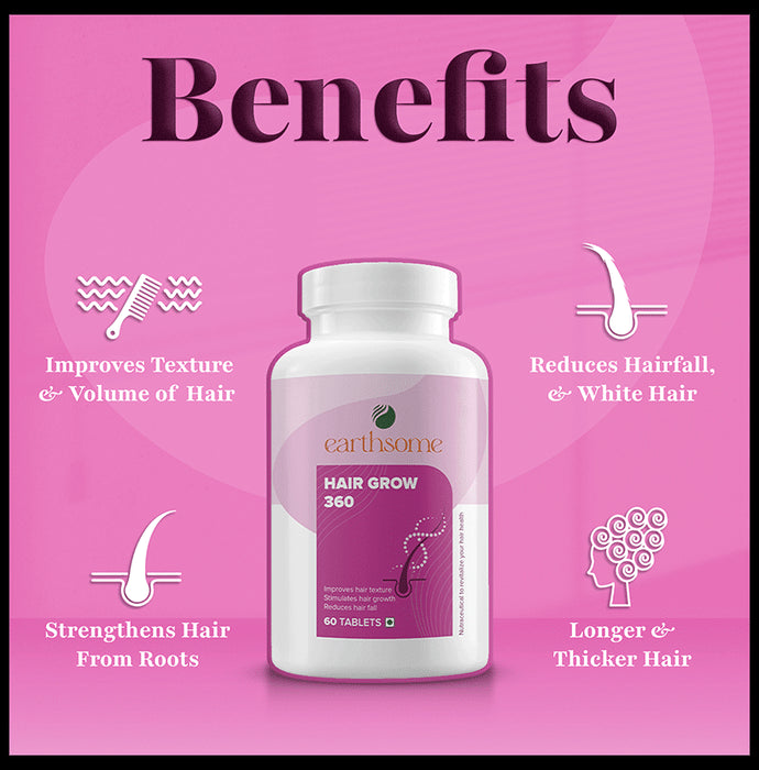 Earthsome Hair Grow 360 Tablet