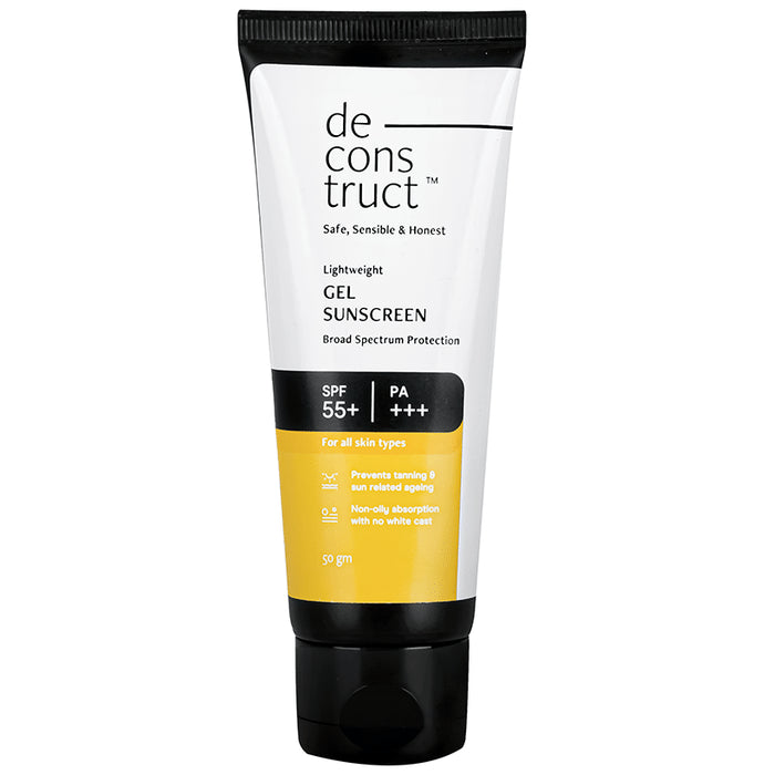 Deconstruct Lightweight Gel Sunscreen Gel SPF 55+ PA++++ - Classic Derma