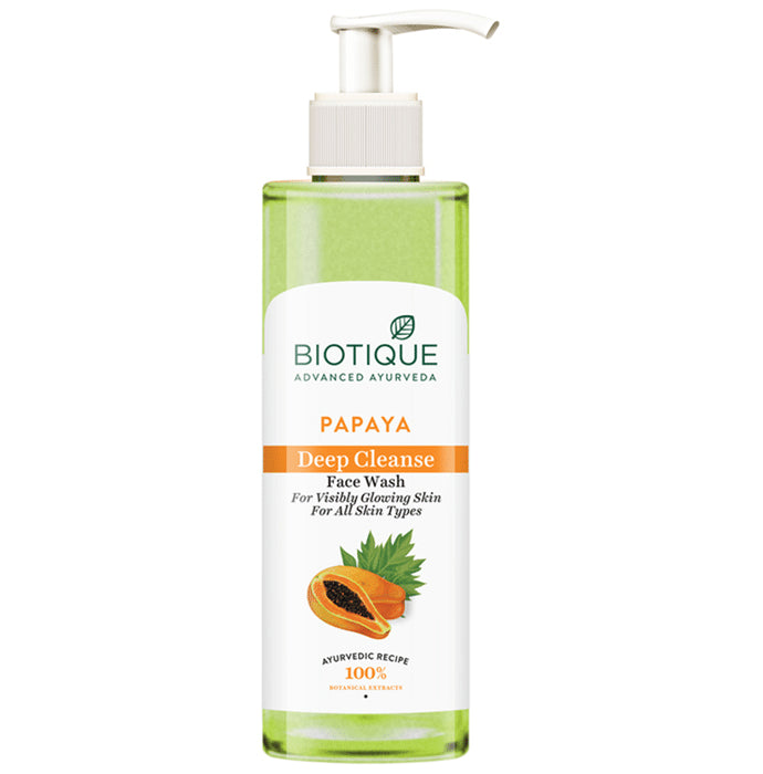 Biotique Papaya Deep Cleanse Face Wash - Classic Derma