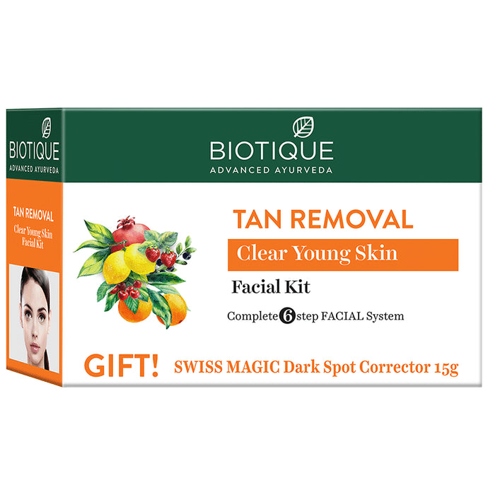 Biotique Tan Removal Facial Kit - Classic Derma