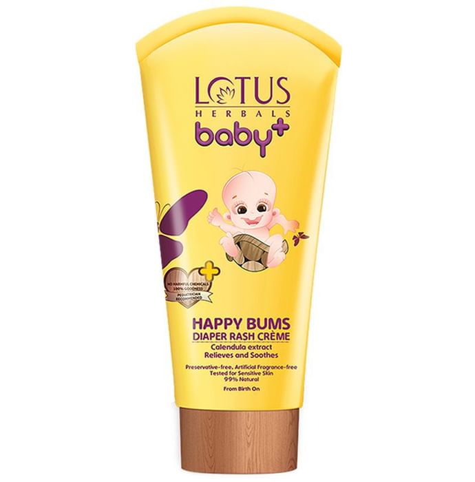 Lotus Herbals Baby+ Happy Bums Diaper Rash Creme - Classic Derma