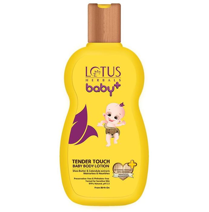 Lotus Herbals Baby+ Tender Touch Baby Body Lotion - Classic Derma