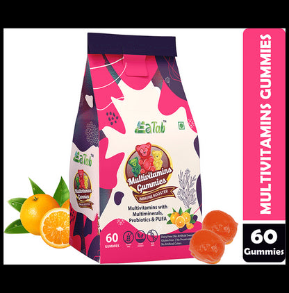 Eatab Multivitamins Gummies Immune Booster Gluten Free