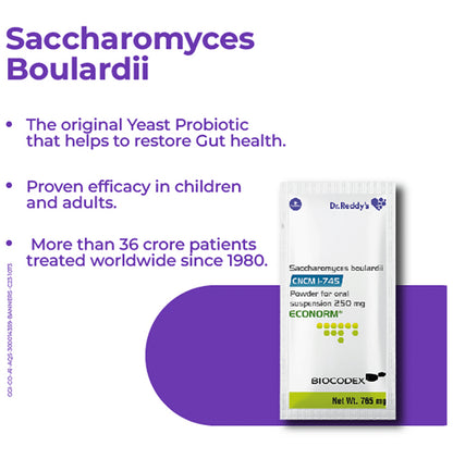 Econorm 250mg Probiotic Sachet for Children | For Diarrhoea Relief & Immunity Boost