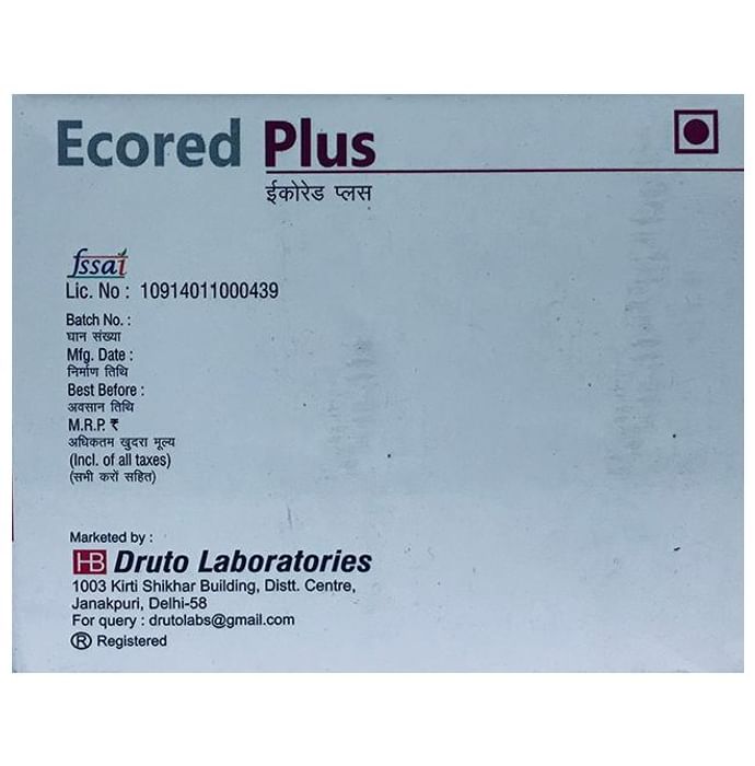 Ecored Plus Soft Gelatin Capsule