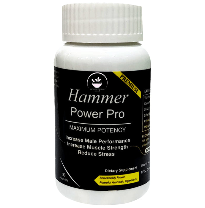 Azteca Herbal Natural Hammer Power Pro Capsule - Classic Derma