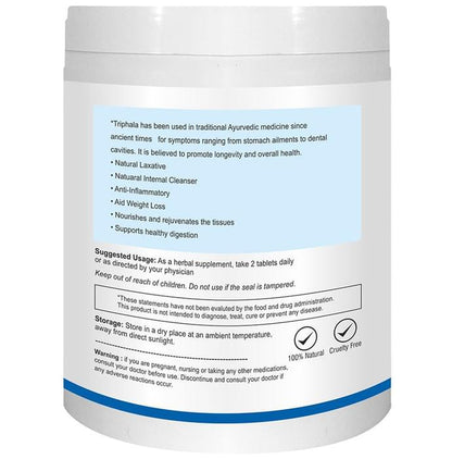 Herb Essential Triphala (Emblica Officinalis, Terminalia Chebula, Terminalia Belerica) Tablet
