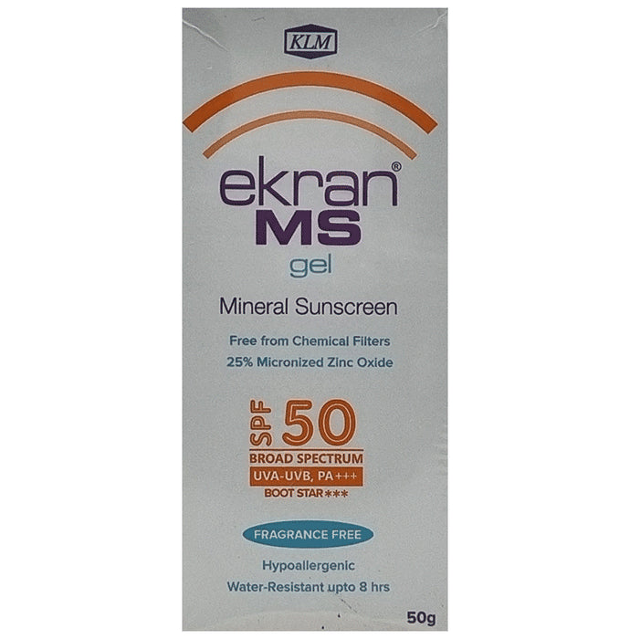 Ekran MS Mineral Sunscreen SPF 50 Gel - Classic Derma