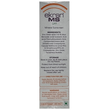Ekran MS Mineral Sunscreen SPF 50 Gel
