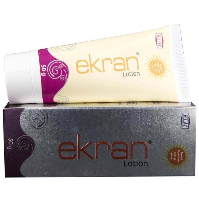 Ekran Sunscreen Lotion SPF 30 PA++ | Broad Spectrum UV Protection - Classic Derma