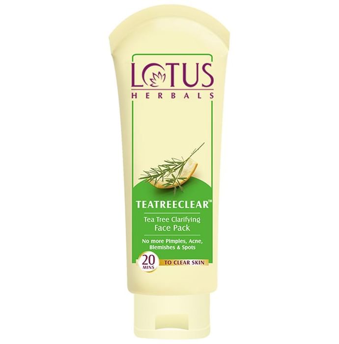 Lotus Herbals Teatreeclear Tea Tree Clarifying Face Pack - Classic Derma