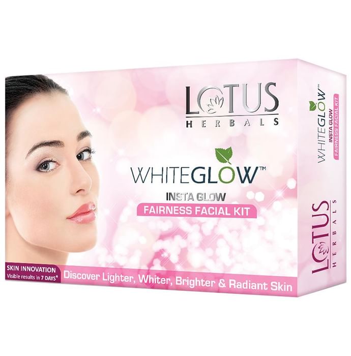 Lotus Herbals WhiteGlow Insta Glow Fairness 4 in1 Facial Kit - Classic Derma
