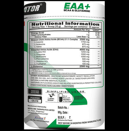 Eligator EAA + BCAA & Glutamine Powder Watermelon