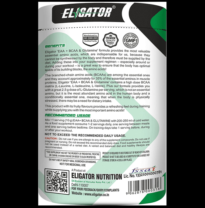 Eligator EAA + BCAA & Glutamine Powder Watermelon