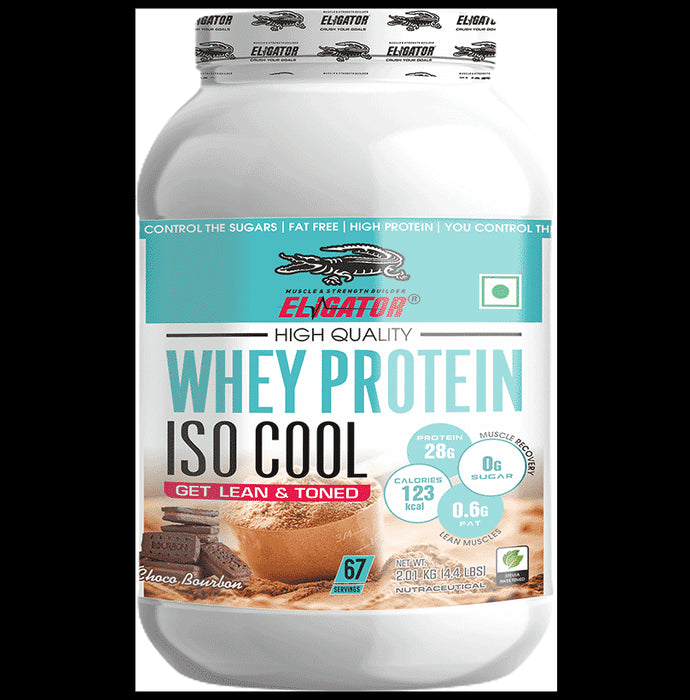 Eligator Iso Cool Whey Protien Powder Choco Bourban - Classic Derma