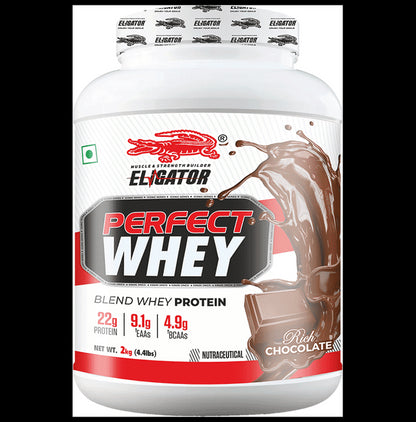 Eligator Perfect Whey Protein Powder Rich Chocolate - Classic Derma