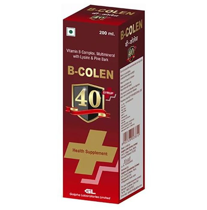 B Colen 40 Plus Syrup - Classic Derma