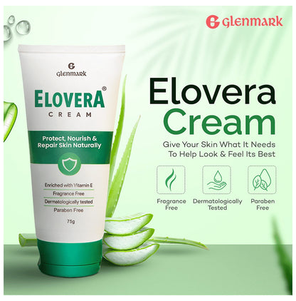 Elovera Daily Moisturising Cream for Dry Skin with Aloe Vera & Vitamin E | Protects, Nourishes and Repairs the Skin