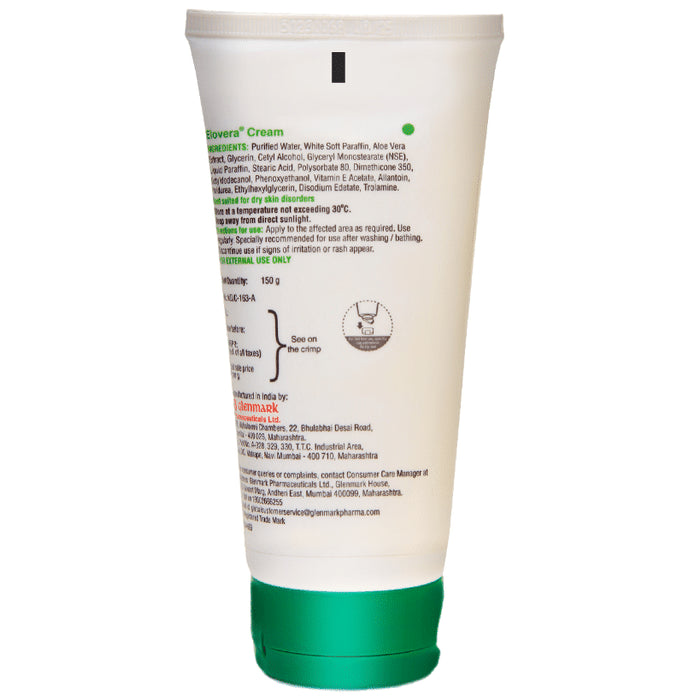 Elovera Daily Moisturising Cream for Dry Skin with Aloe Vera & Vitamin E | Protects, Nourishes and Repairs the Skin