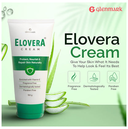 Elovera Daily Moisturising Cream for Dry Skin with Aloe Vera & Vitamin E | Protects, Nourishes and Repairs the Skin