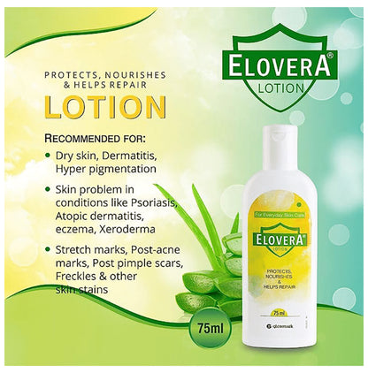 Elovera Lotion with Aloe Vera & Vitamin E | Protects & Nourishes Skin