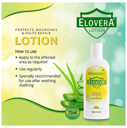 Elovera Lotion with Aloe Vera & Vitamin E | Protects & Nourishes Skin