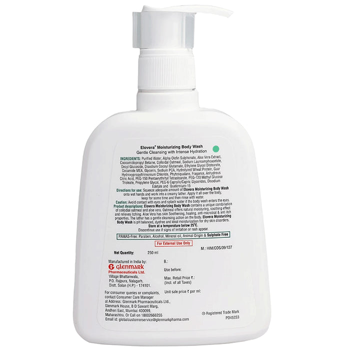 Elovera Moisturizing Gentle Cleansing With Intense Hydration Body Wash