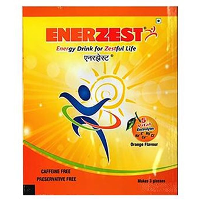 Enerzest Energy Drink with Electrolytes | Caffeine Free | Powder - Classic Derma