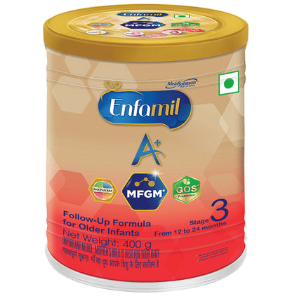 Enfamil A+ Stage 3 Follow Up Formula for Older Infants | Powder with DHA, ARA & Probiotics - Classic Derma