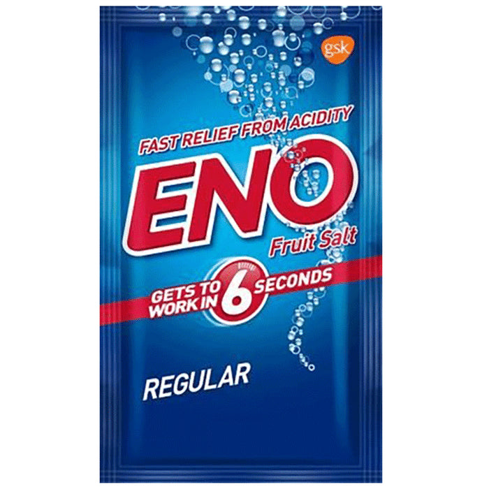 Eno Fruit Salt Sachet | Ayurvedic Acidity Relief Formula (5gm Each) | Flavour - Classic Derma