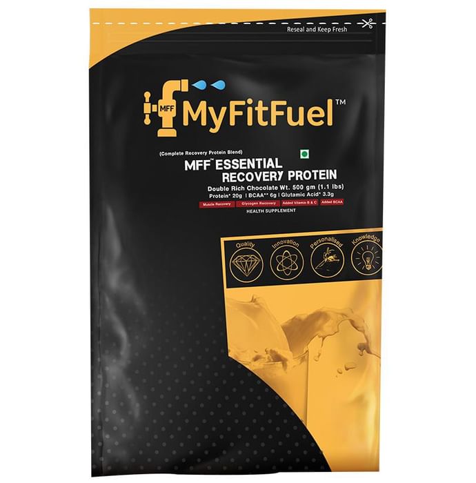 MyFitFuel Essential Recovery Protein Powder Double Rich Chocolate - Classic Derma