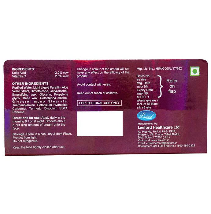 Enshine Cream with Kojic Acid and Vitamin C for Scars & Marks