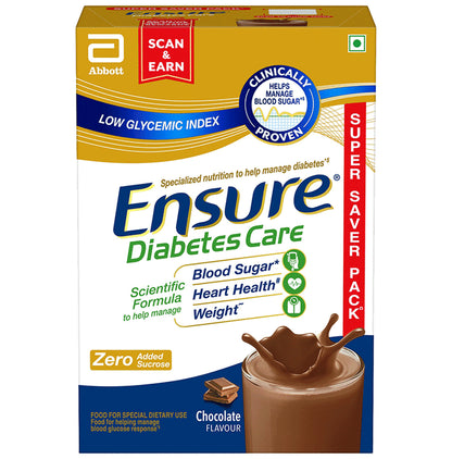 Ensure Diabetes Care Nutrition (475gm Each) Chocolate - Classic Derma